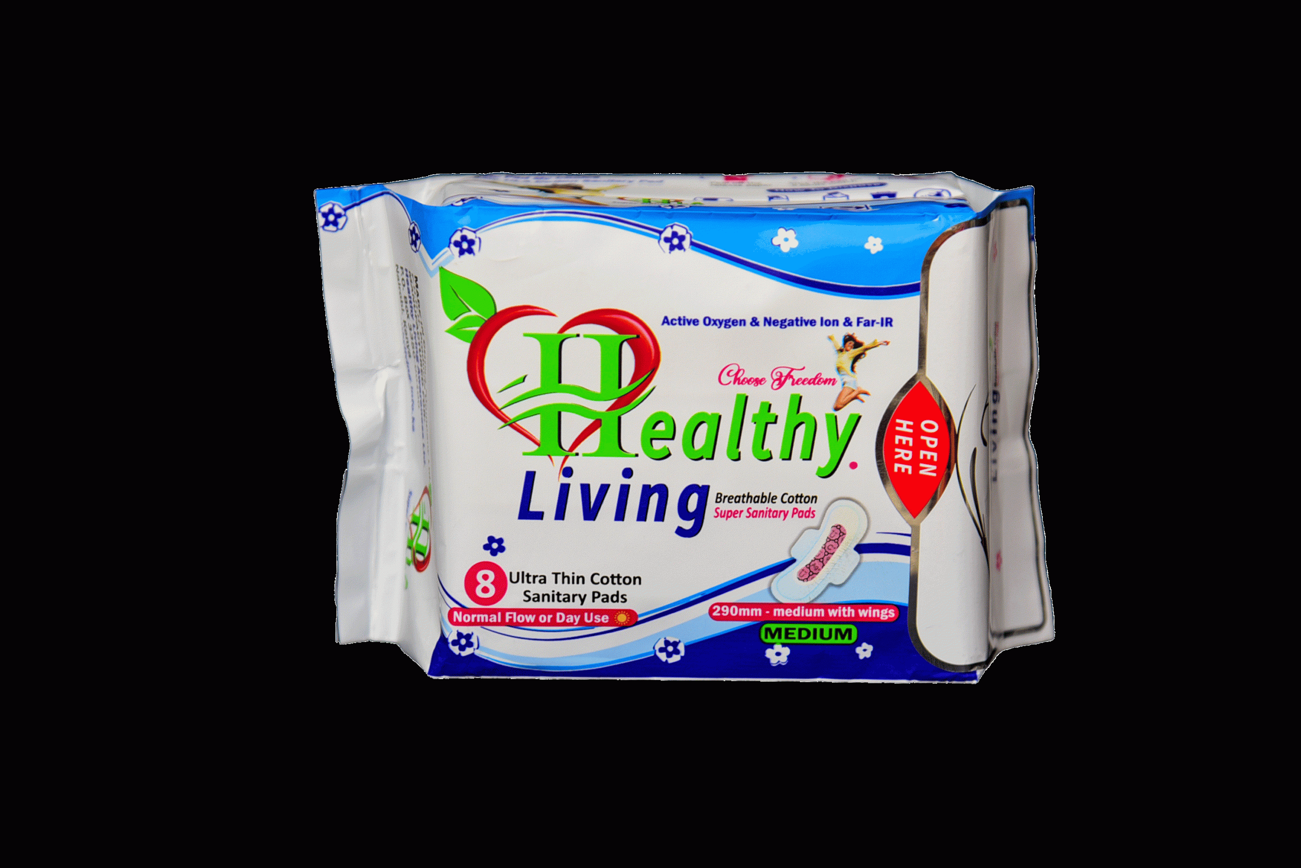 HEALTH LIVING SANITARY PAD 290MM (DAY USE / NORMAL FLOW)