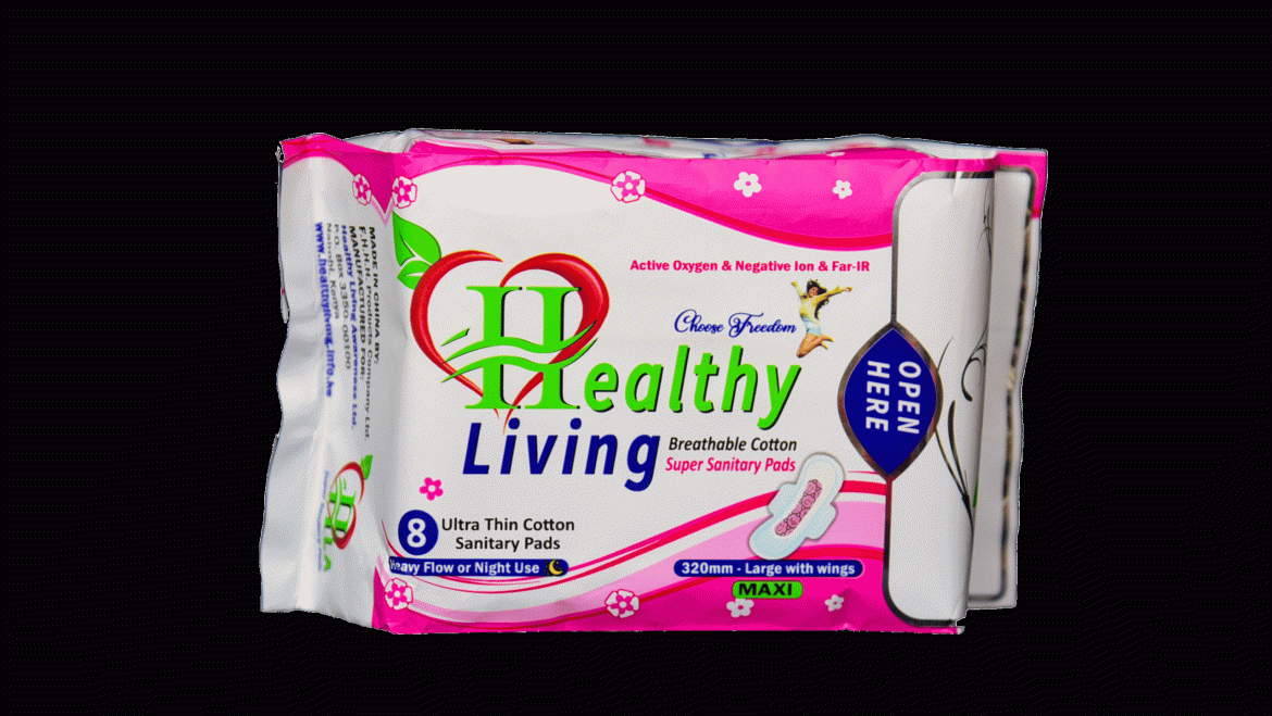 HEALTHY LIVING SANTARY PAD 320MM (NIGHT USE / HEAVY FLOW)